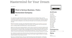 Desktop Screenshot of mastermindforyourdream.com